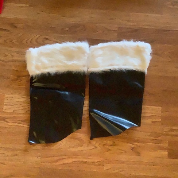 SANTA CLAUSE SUIT COSTUME 7 pieces Faux Fur Christmas Holiday Dress Up Costume - Picture 3 of 7